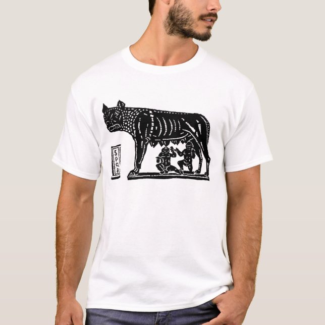 Romulus und Remus römische Mythologie T-Shirt (Vorderseite)