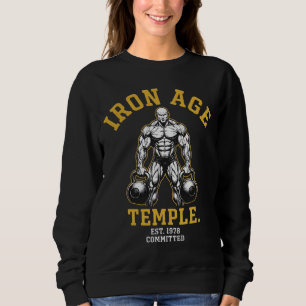 Ron Age Temple Est 1978 Engagiert Vintage Fitnes Sweatshirt