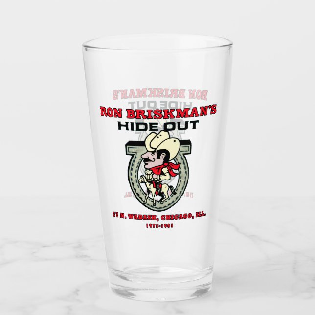 Ron Briskmans Hideout Glas (Vorderseite)
