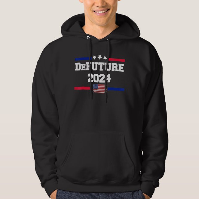 Ron DeSantis 2024 - Amerikas Flagge 202 Hoodie (Vorderseite)