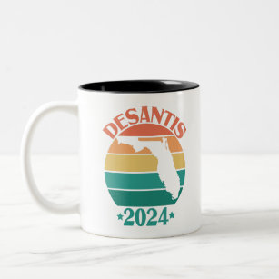 Ron DeSantis 2024 Präsidentschaftswahl Republikane Zweifarbige Tasse