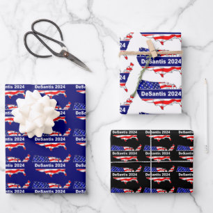 Ron DeSantis 2024 USA Geschenkpapier Set