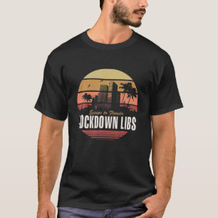 Ron Desantis entkommt nach Florida, die Absperrkla T-Shirt