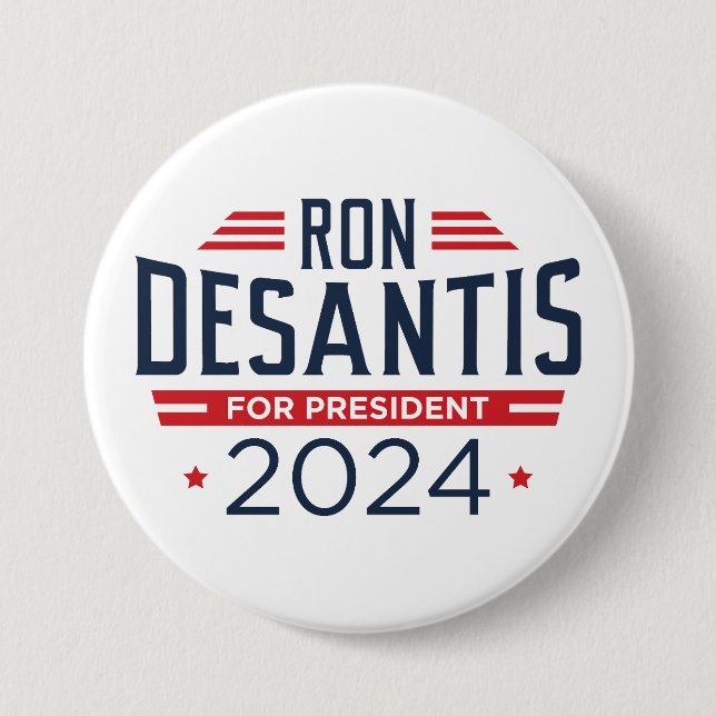 Ron DeSantis für den Präsidenten 2024 Button (Vorderseite)