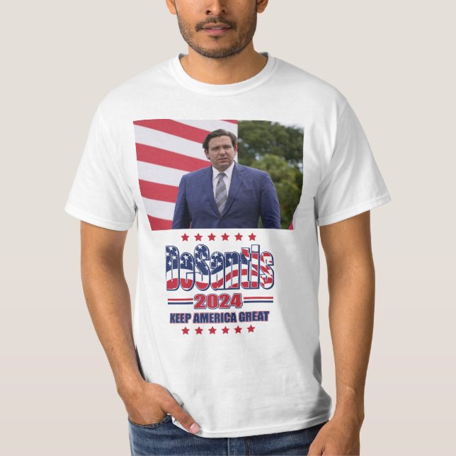 Ron deSantis für Präsident 2024 T-Shirt (Vorderseite)