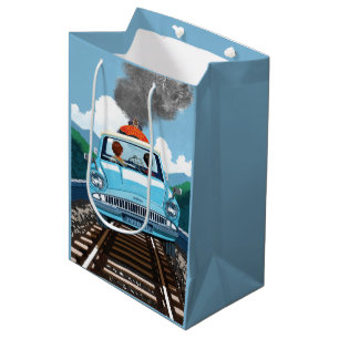 Ron & HARRY POTTER™ im fliegenden Auto nach HOGWAR Mittlere Geschenktüte