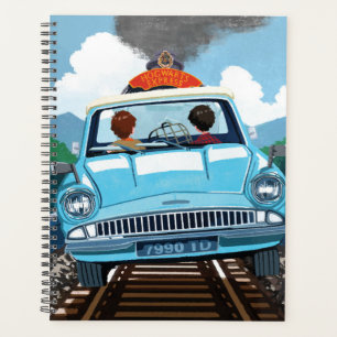 Ron & HARRY POTTER™ in Flying Car to HOGWARTS™ Planer
