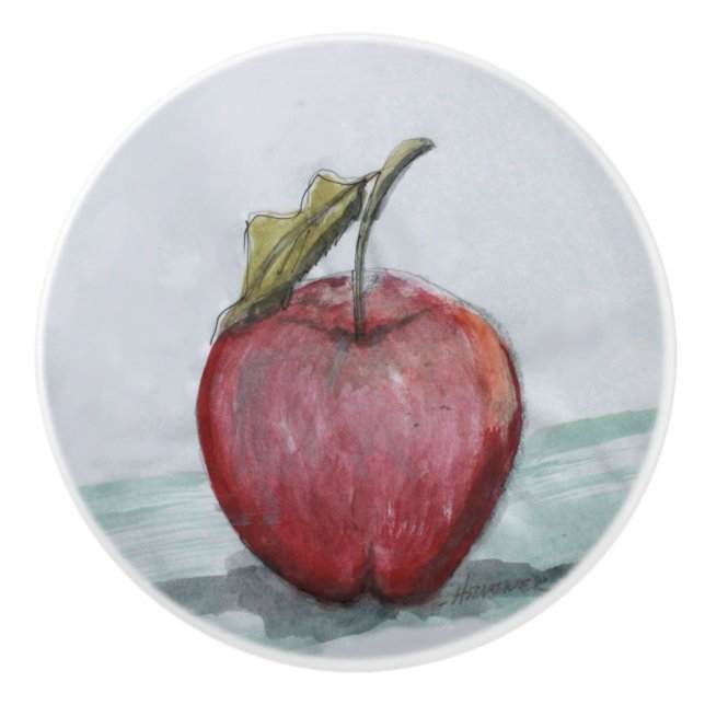 Ron Hevener an Apple a Day Keramikknauf (Vorderseite)