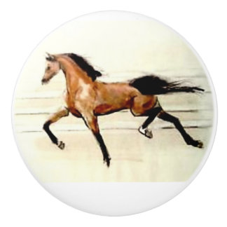 Ron Hevener Arabian Pferd Nahgwa Keramikknauf