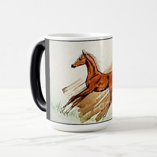 Ron Hevener Spring Foal  Verwandlungstasse (Vorderseite Links)
