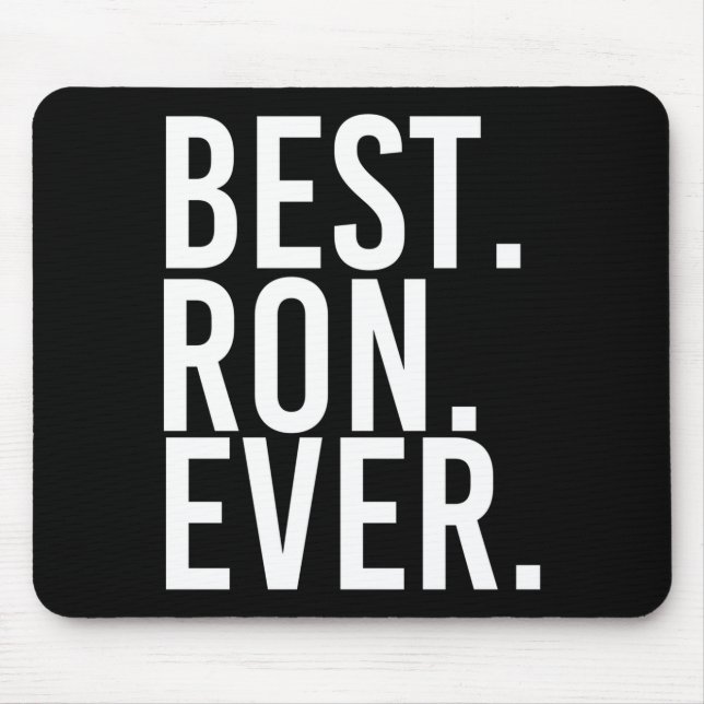 Ron immer lustige Männer Vaters Geschenkidee Leist Mousepad (Vorne)