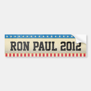 Ron Paul 2012 Autoaufkleber