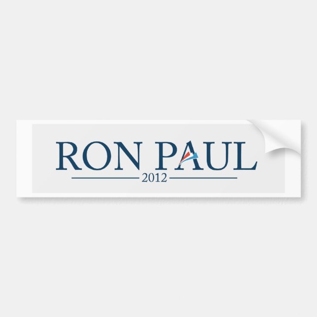 Ron Paul 2012 Autoaufkleber (Vorne)