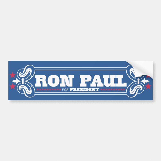 Ron Paul 2012 Autoaufkleber (Vorne)