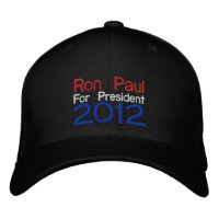 Ron Paul 2012 bestickter Hat