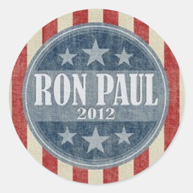 Ron Paul 2012 Kampagne Sticker (Vorderseite)