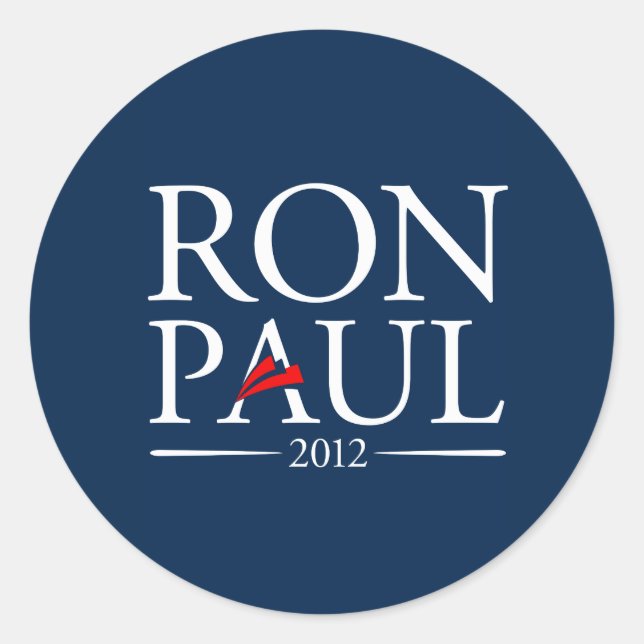 Ron Paul 2012 Stickers (Vorderseite)