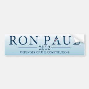 Ron Paul 2012 - Verteidiger der Konstitution Autoaufkleber