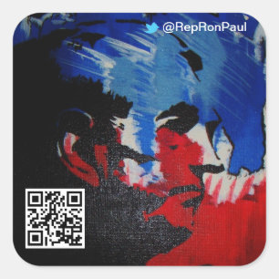 Ron Paul Aufkleber [Twitter]