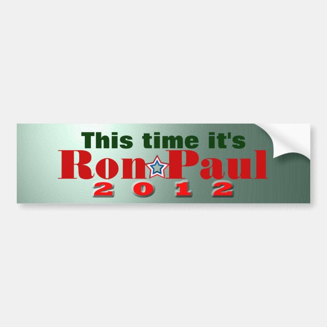 Ron Paul Autoaufkleber (Vorne)