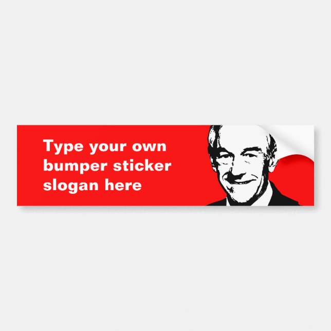 Ron Paul Autoaufkleber (Vorne)
