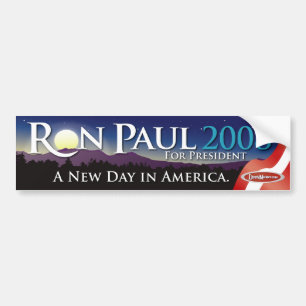 Ron Paul Autoaufkleber 2008
