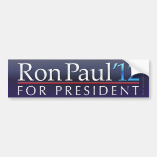 Ron Paul Autoaufkleber 2012
