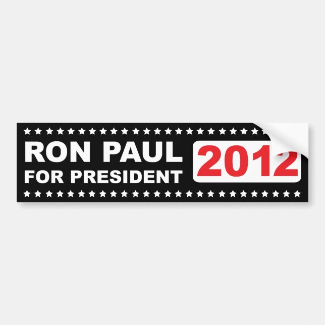 Ron Paul Autoaufkleber 2012 (Vorne)