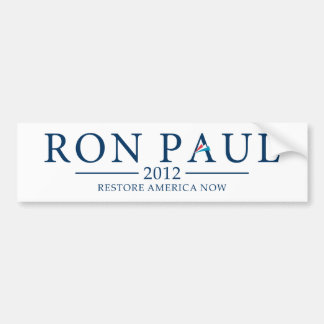 Ron Paul Autoaufkleber 2012