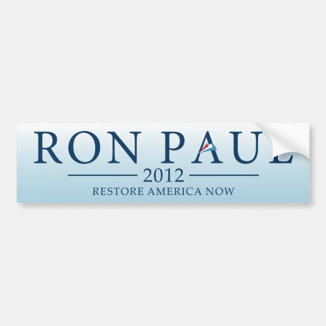 Ron Paul Autoaufkleber 2012 (Vorne)