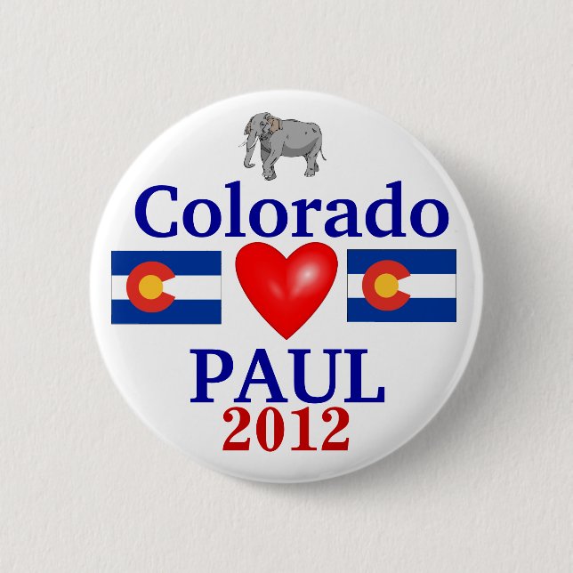 Ron Paul Colorado 2012 Button (Vorderseite)