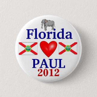Ron Paul Florida 2012 Button