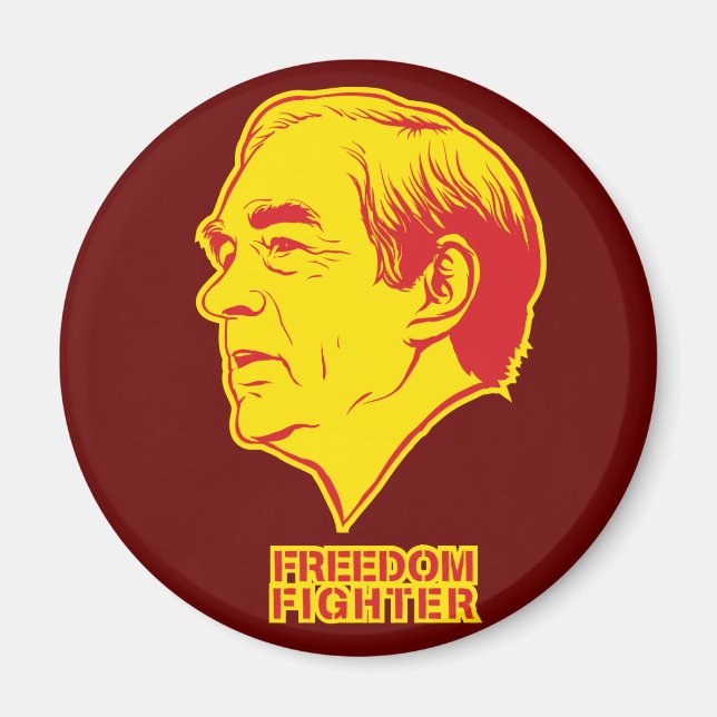 Ron Paul Freedom Fighter Magnet (Vorne)