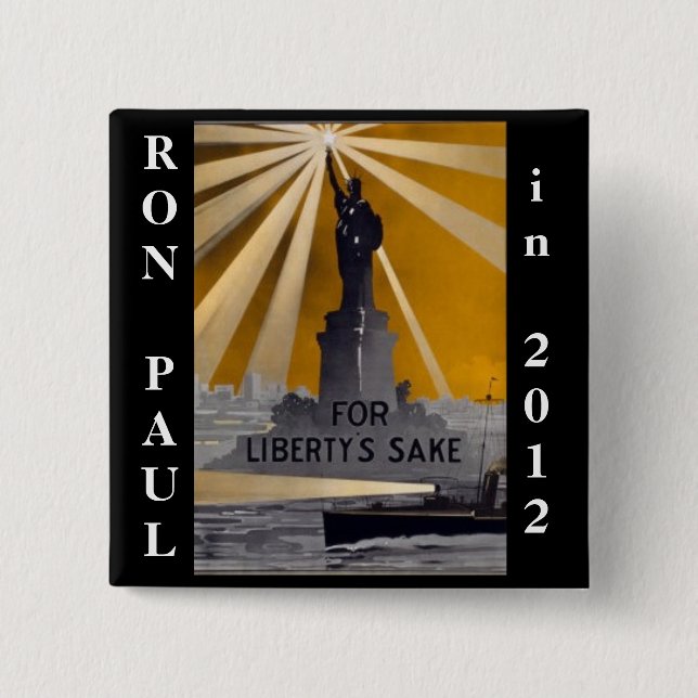 Ron Paul Freiheit 2012 Button (Vorderseite)