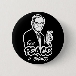 Ron Paul-Friedensknopf Button