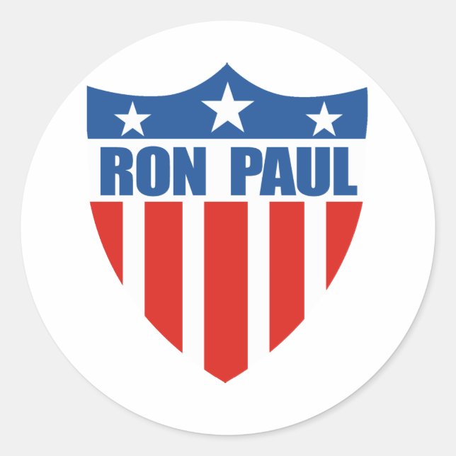 Ron Paul für den Präsidenten (12) Runder Aufkleber (Vorderseite)