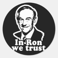 Ron Paul für den Wahlkampfsticker 2012