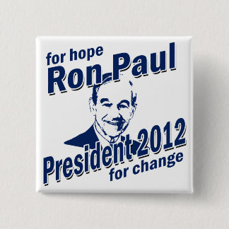 Ron Paul für Hoffnung und Änderung Button