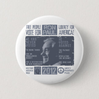 Ron Paul für Präsidenten 2012 Button