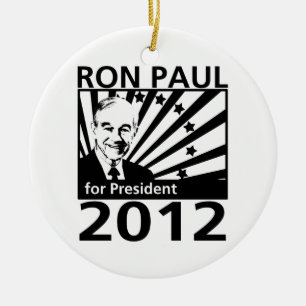 Ron Paul für Präsidenten 2012 Keramik Ornament