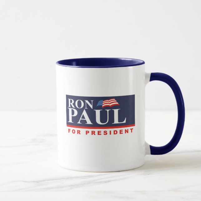 RON PAUL FÜR PRÄSIDENTEN (Verbot Tasse (Rechts)