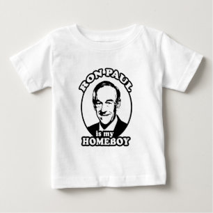 Ron Paul ist mein Homeboy Baby T-shirt