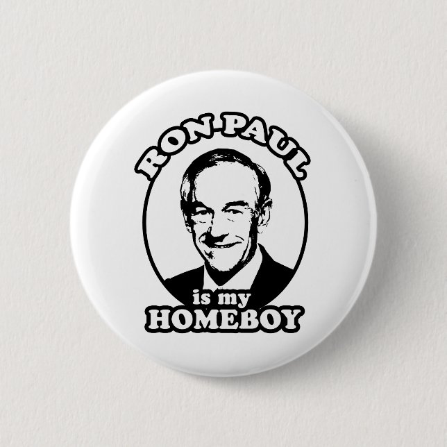 Ron Paul ist mein Homeboy Button (Vorderseite)