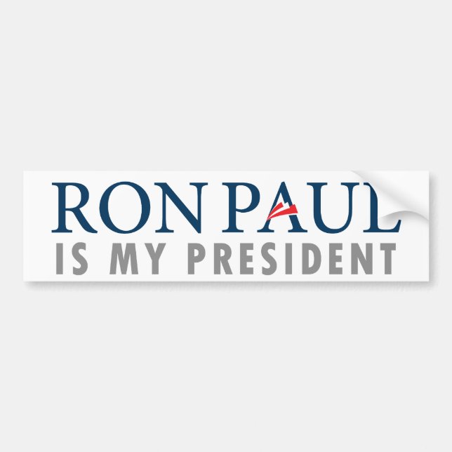 Ron Paul ist mein Präsident Autoaufkleber (Vorne)