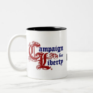Ron Paul-Kampagne für Freiheit Zweifarbige Tasse