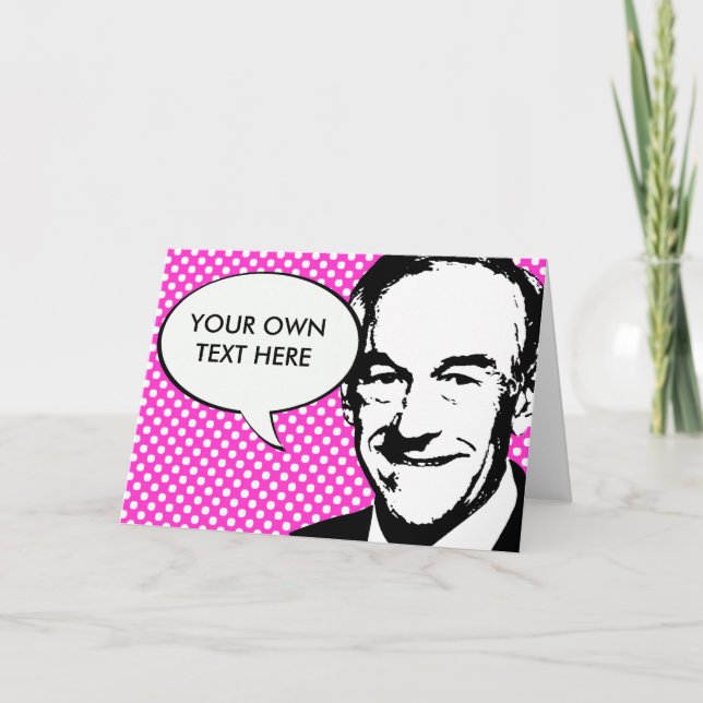 Ron Paul Karte (Vorderseite)