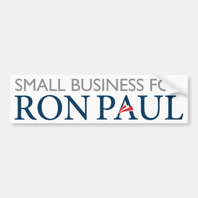 Ron Paul Kleinbetrieb-Autoaufkleber Autoaufkleber (Vorne)