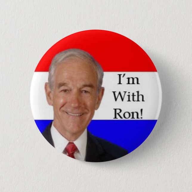 Ron Paul-Knopf Button (Vorderseite)