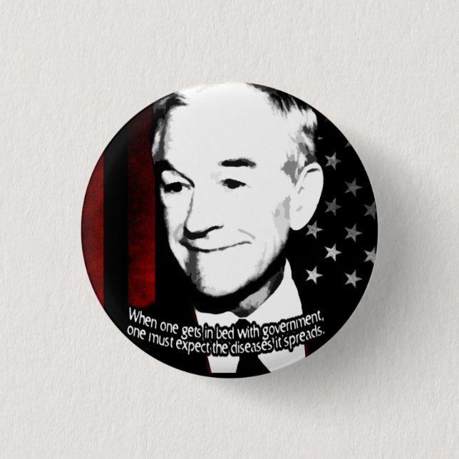 Ron Paul-Knopf Button (Vorderseite)