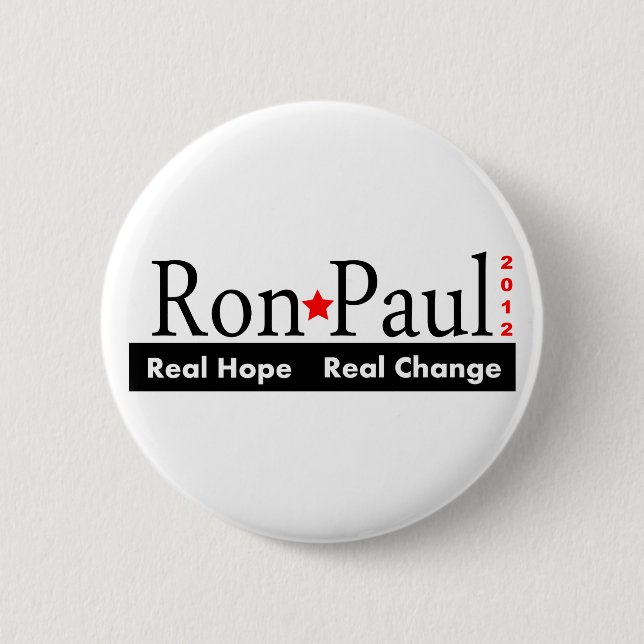 Ron Paul - Knopf der wirkliche Button (Vorderseite)